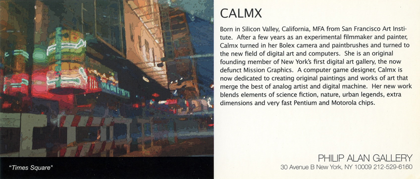 Mary Bellis East Village NYC Montreal Canada San Francisco Art Institute